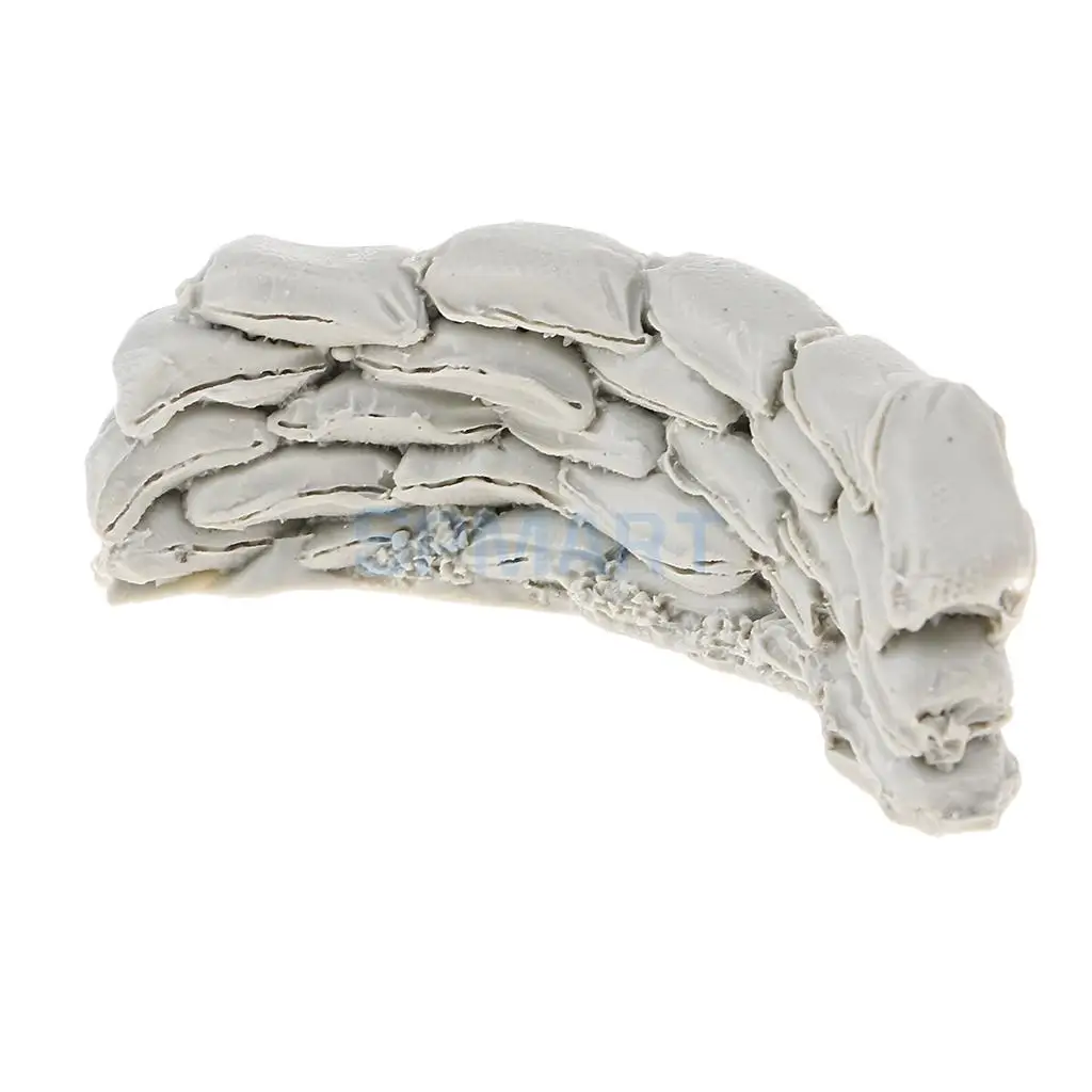 1/35 Scale Resin Model Scene Accessories Sandbags Wall C for WWII Scenery Layout Landscape Boys Kids Toys