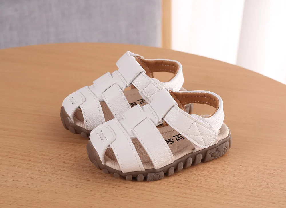 JUSTSL/ новые летние детские сандалии пляжная обувь для мальчиков детские туфли с мягкой подошвой сандалии на липучке