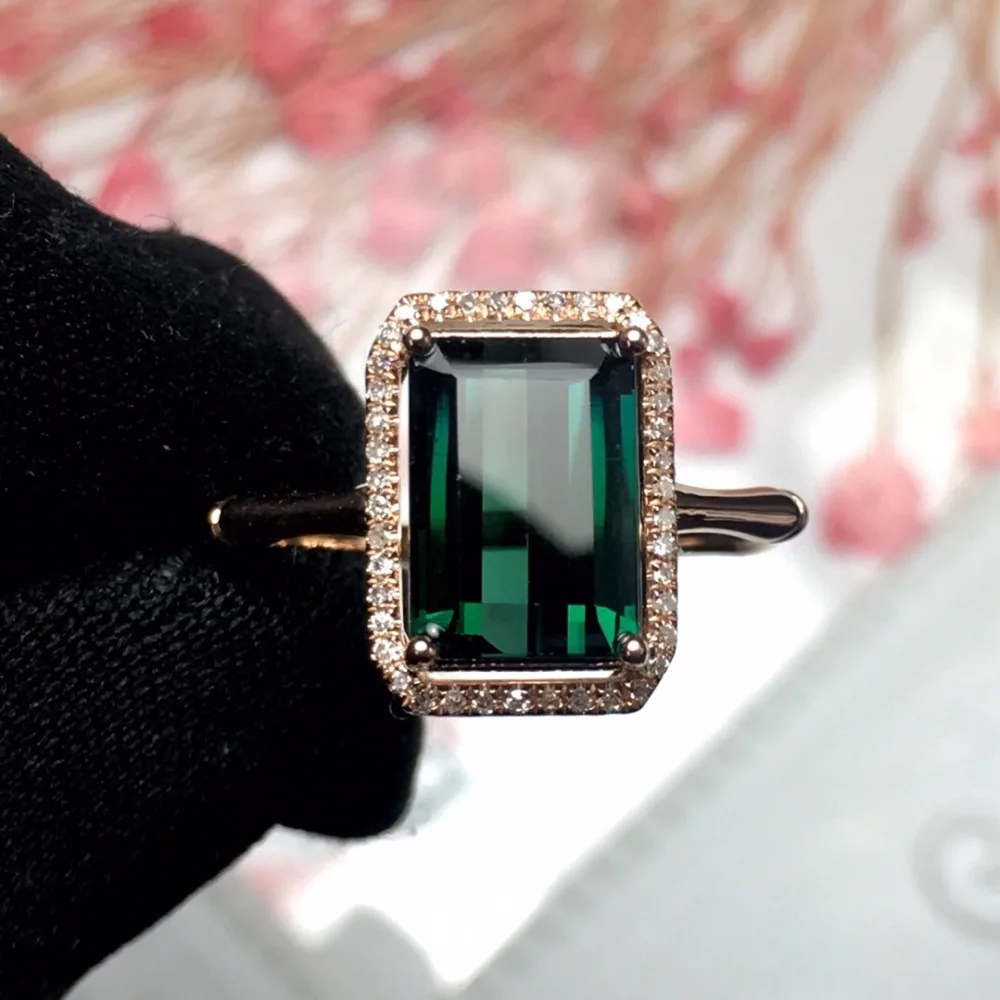 Fine Jewelry Anillos oro Real 18 K Gold Jewelry 100% Natural Brazil Tourmaline 2.85ct Gemstone Female Rings for Women Fine Ring
Fine Jewelry Anillos oro Real 18 K Gold Jewelry 100% Natural Brazil Tourmaline 2.85ct Gemstone Female Rings for Women Fine Ring