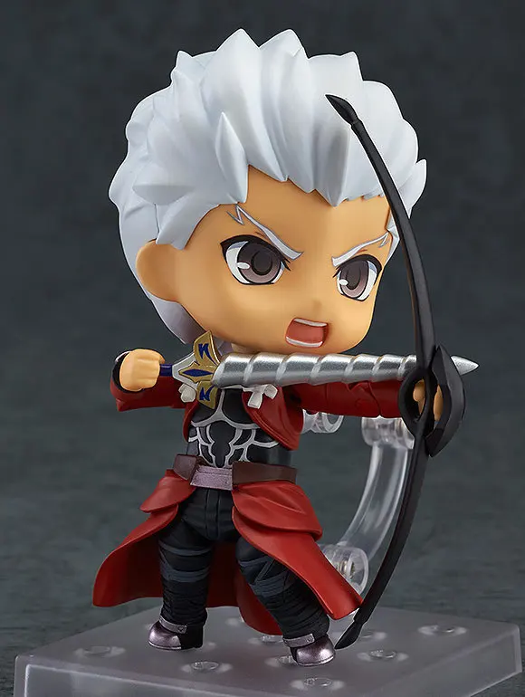 Аниме Fate/Stay Night слуга эмия Арчер ПВХ фигурка 486 подвижная Nendoroid Q версия коллекция моделей кукол игрушки подарок