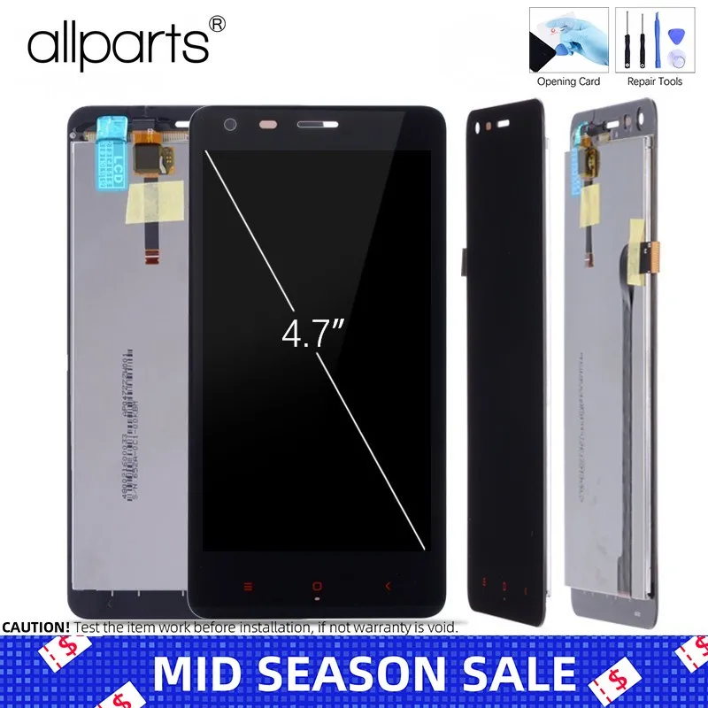 4.7'' Original IPS LCD For XIAOMI Redmi 2 LCD Display