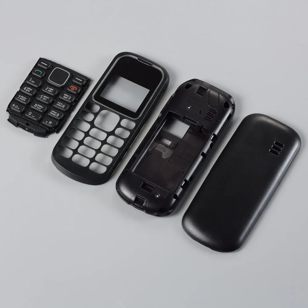 Чехол с полным дисплеем для Nokia 1280 задняя панель английской рамкой русская