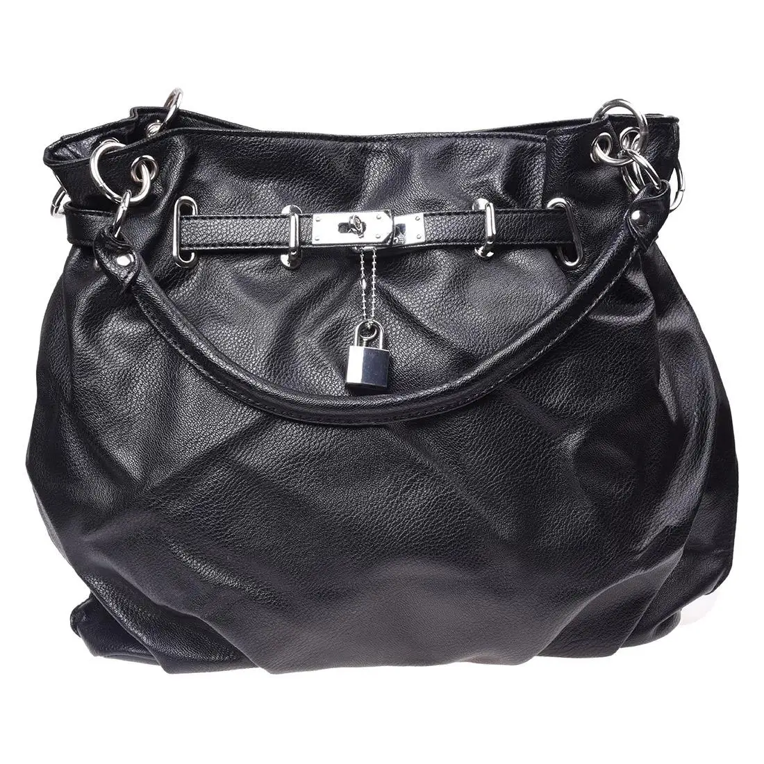 0 : Buy Women Girls PU Leather Hobo Handbag Bag Tote Shoulder Cross Body Black New ...