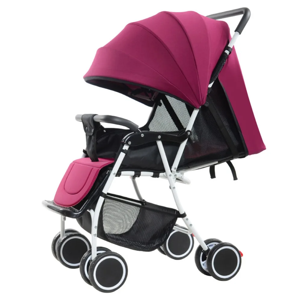 

Baby stroller ultra-light can ride can be lying portable umbrella folding shock cart for a child
