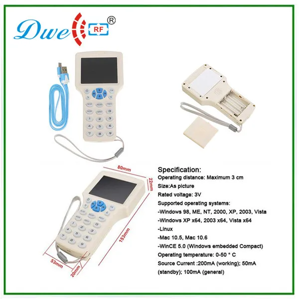 125khz 13.56mhz reader writer