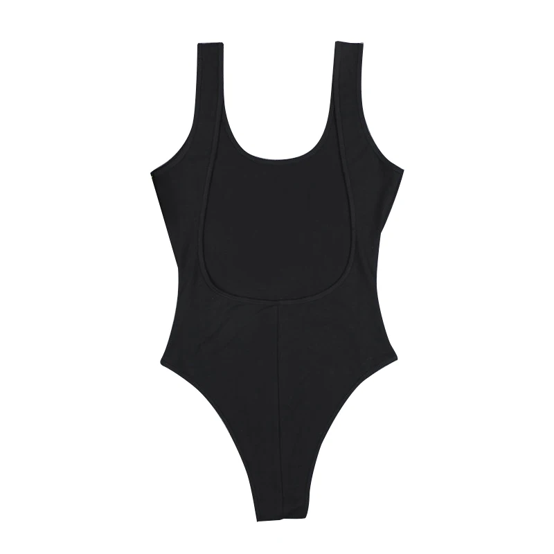 Сексуальный женский топ без рукавов с открытой спиной, клубный комбинезон, Летний Пляжный однотонный комбинезон, одежда для подвижных игр AIC88