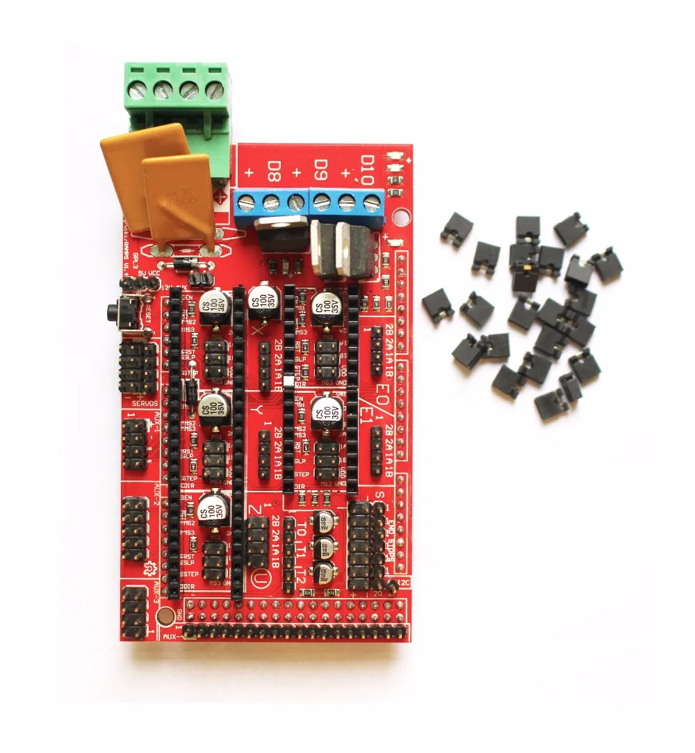 Отличный Мега 2560 R3 Mega2560 REV3 + пандусы 1 4 контроллер RAMPS1.4 ЖК дисплей 12864 для 3D