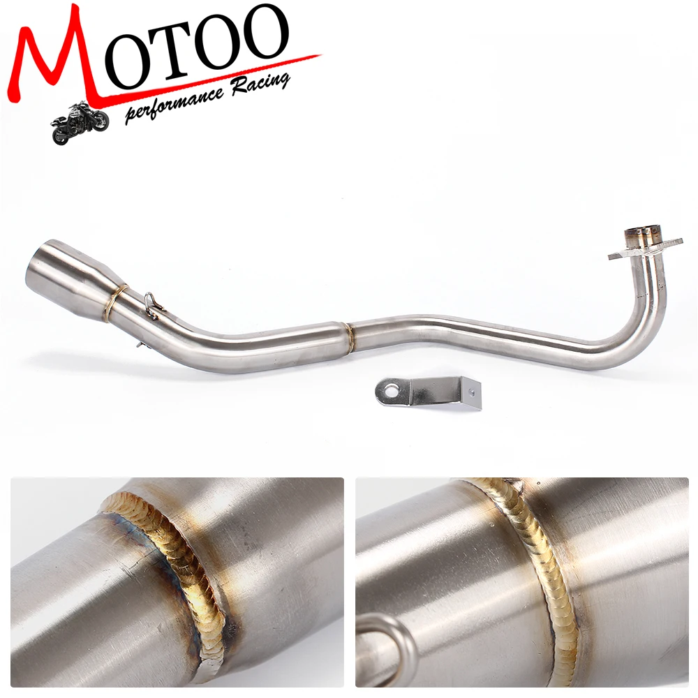 

Motoo - Motorcycle exhaust system modified link pipe slip on middle pipe front pipe For HONDA GROM MSX125 2013-2018