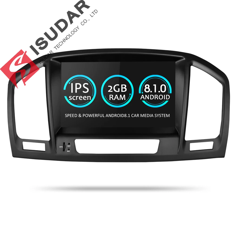 

Isudar Car Multimedia Player GPS Two Din Android 8.1 DVD Automotivo For Opel/Vauxhall/Insignia CD300 CD400 2009-2012 Radio FM AM