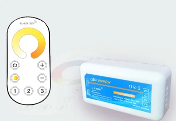 

2.4G 3-Zone Touch Remote LED Color Temperature CCT Controller, Led Remote Dimmer Dimmerable Lighting for led strip