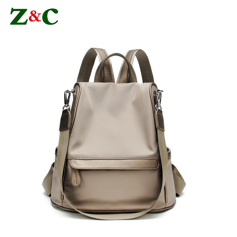 

2018 Fashion Upscale Nylon Oxford Cloth Women Backpacks Travel School Bags Casual Shoulders Bag Small Chest Back Packs Kanken