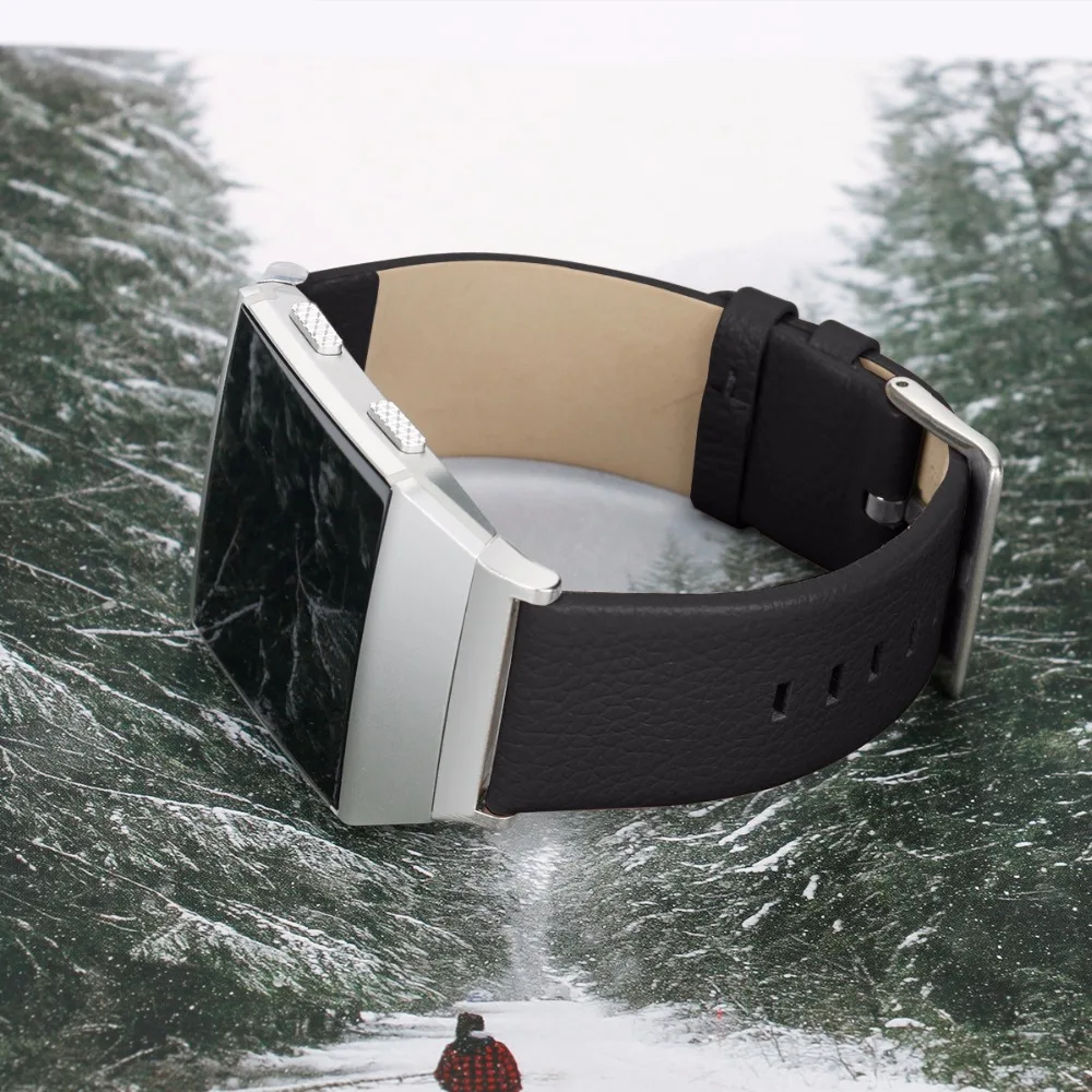 ionic leather strap