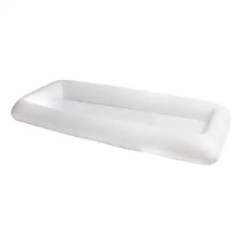 

2PCS Inflatable Serving Salad Bar Tray Food Drink Holder Picnic Pool Party Buffet Luau Cooler With A Drain Plug