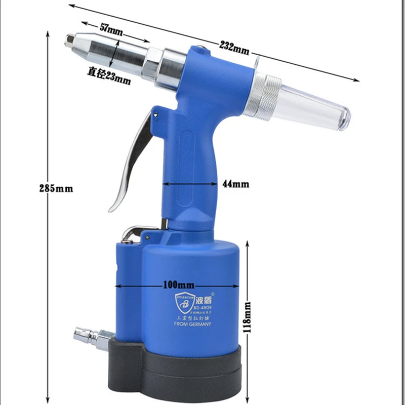 Borntun Пневматика клепальщик клепки тянуть Щипцы для наращивания волос пистолет для Заклёпки 2.4 мм 3.2 мм 4.0 мм 4.8 мм гидравлические воздуха клепальщики потянув съемники