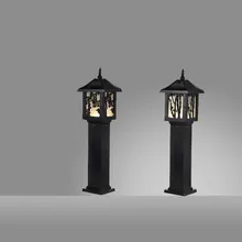 Уличные светильники уличная Трава Сад пейзаж газон столбики свет лужайки E27 осветительных приборов в сельской местности лампа WCS-OLL0035