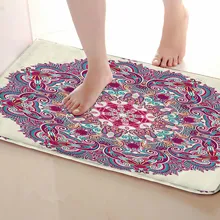 Коврики для улицы в цветочном стиле, забавные Противоскользящие коврики для ванной, коврики для двери, коврики под входную дверь