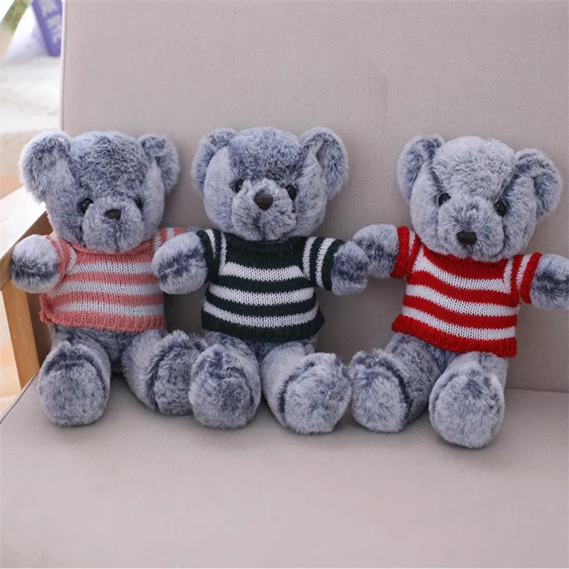 small dark brown teddy bear