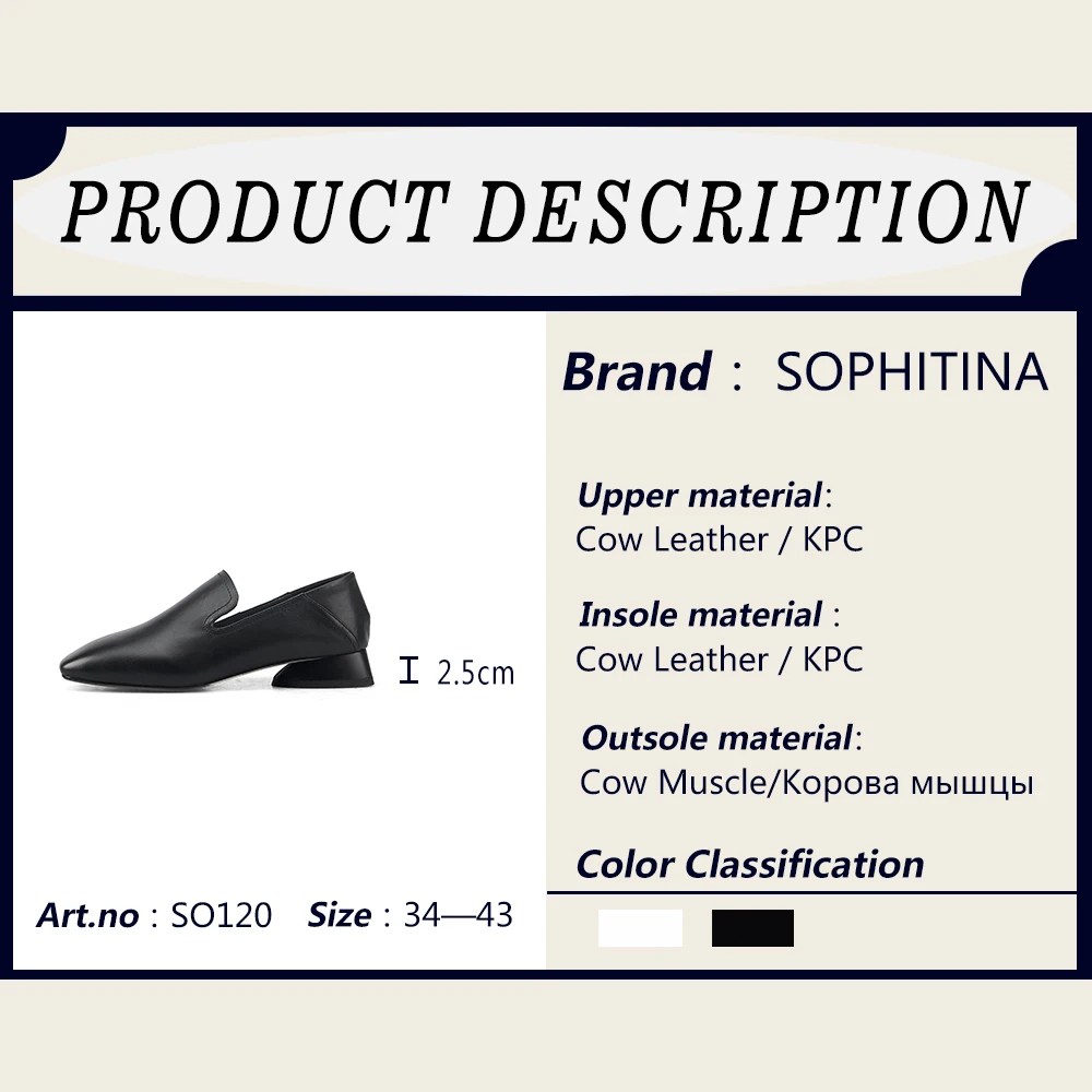 SOPHITINA/Новые брендовые женские туфли лодочки 2019г. Повседневные удобные ручной