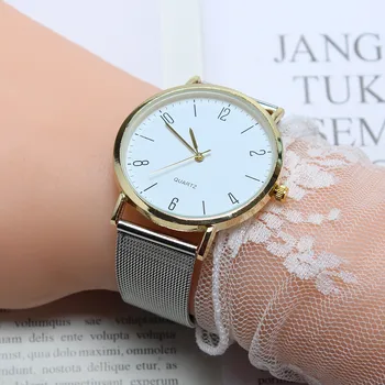 

Fashion Women Watch Crystal Stainless Steel Analog Quartz Wristwatch Bracelet Top Band Luxury Women Watches reloj mujer relogio