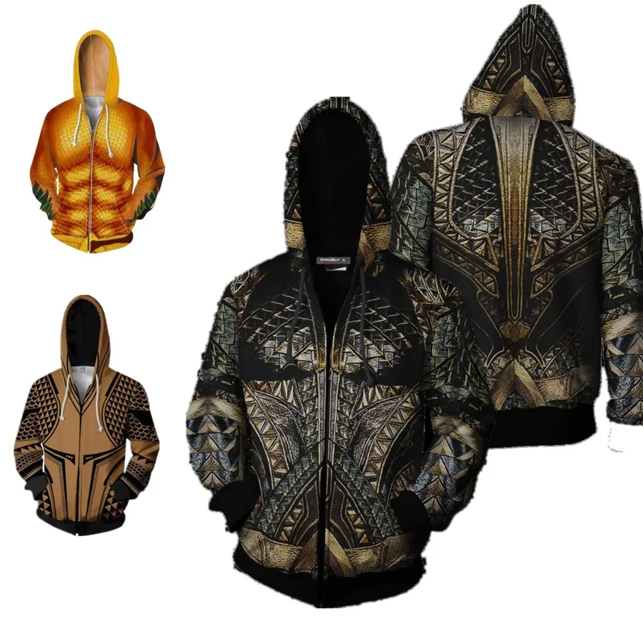 

Aquaman Sweatshirts Aquaman Cosplay Hoodies Anime Costume Men Women New