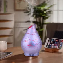 200 мл Домашний Аромат Увлажнитель воздуха диффузор разноцветный стекло ароматерапия машина
