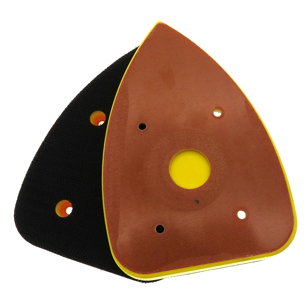 

90*135mm Triangle Sanding Backup Pad with 4 Holes Sander Backing Pad for Grinding & Polishing（Pack of 2）