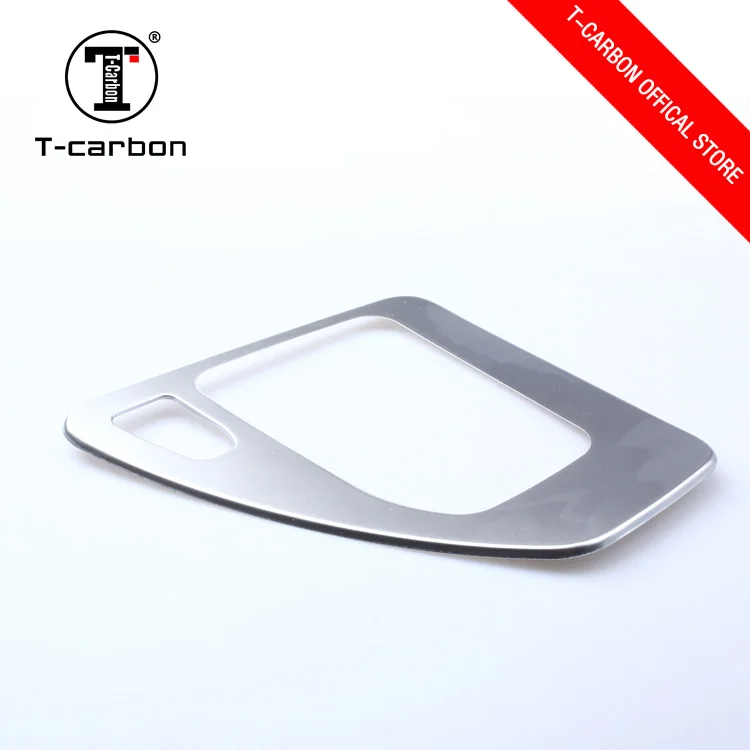 T-CARBON Aluminum Gear Box Cover Decorative sticker for BMW E90