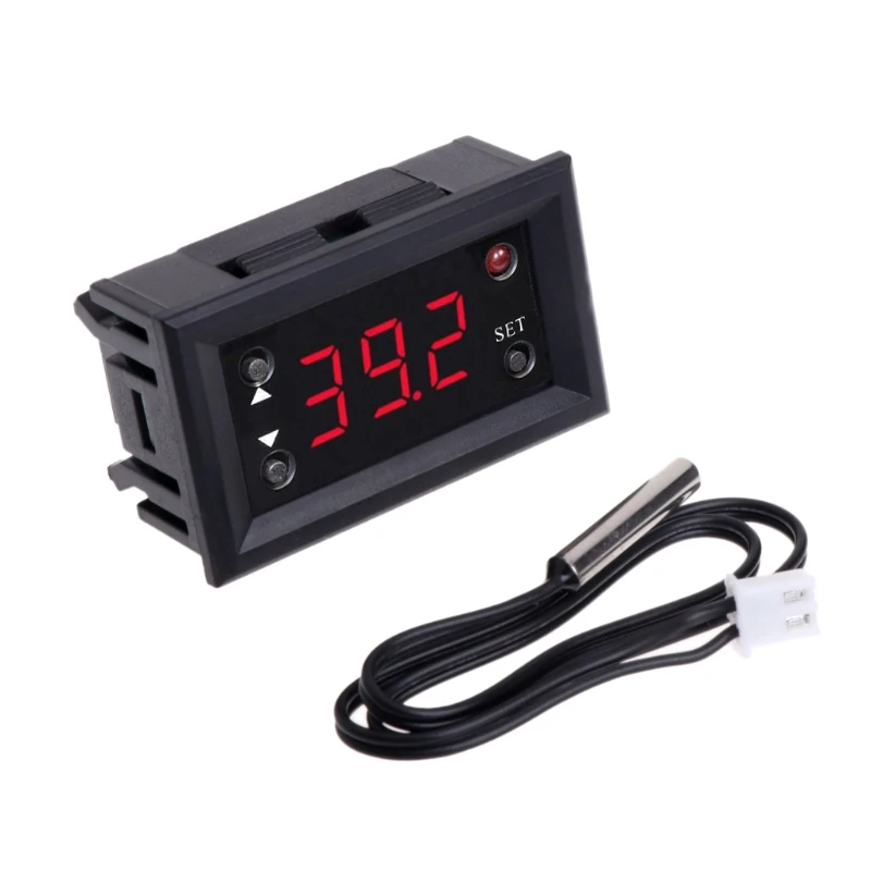 

LED Display Digital Thermostat DC 12V -20~100 Celsius Temperature Control Regulator for Incubator Termostat