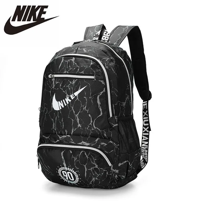 

NIKE Student Canvas Backpack Large Capacity Gym Bag School Bag