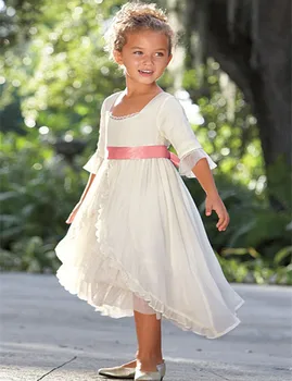 

Little Princess Organza Prom Gown Kids Formal Pageant Dresses Flower Grils Dress for Wedding Party