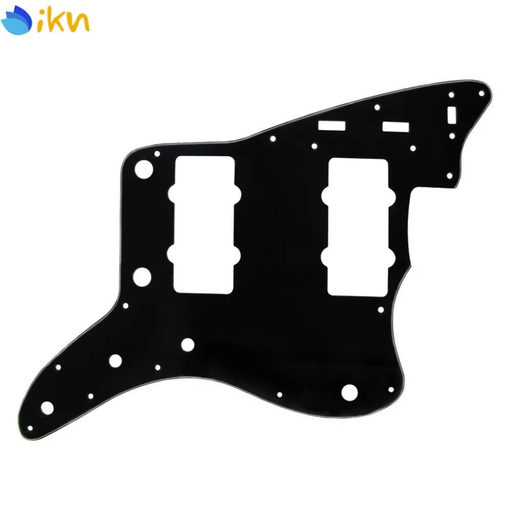 Jazzmaster электрогитара Pickguard царапина пластина черный 3Ply с винтами для FD Американский винтажный Jazzmaster Стиль гитары