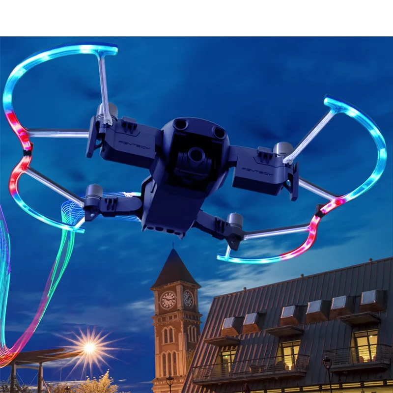 

PGYTECH For DJI Mavic AIR LED Propeller Guard with Colorful 14 Lighting Mode Protective Propeller Drone Mavic AIR Accessories