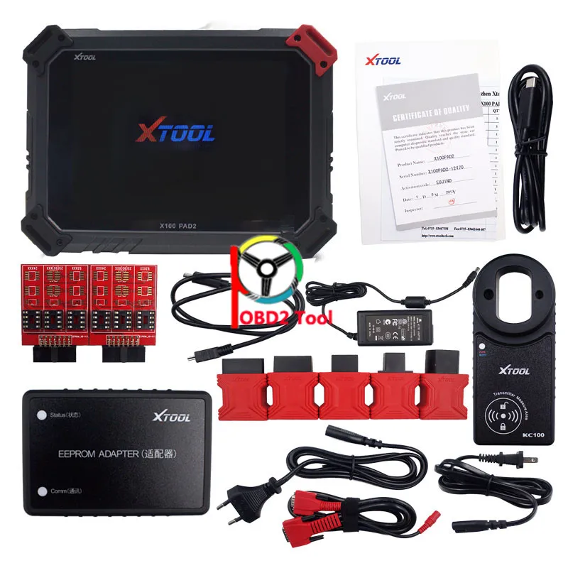 Профессиональный X100 PAD2 Pro OBD2 автомобильный диагностический инструмент с ключом программатор для V-W 4-й 5-й иммобилайзер и настройка счетчика пробега