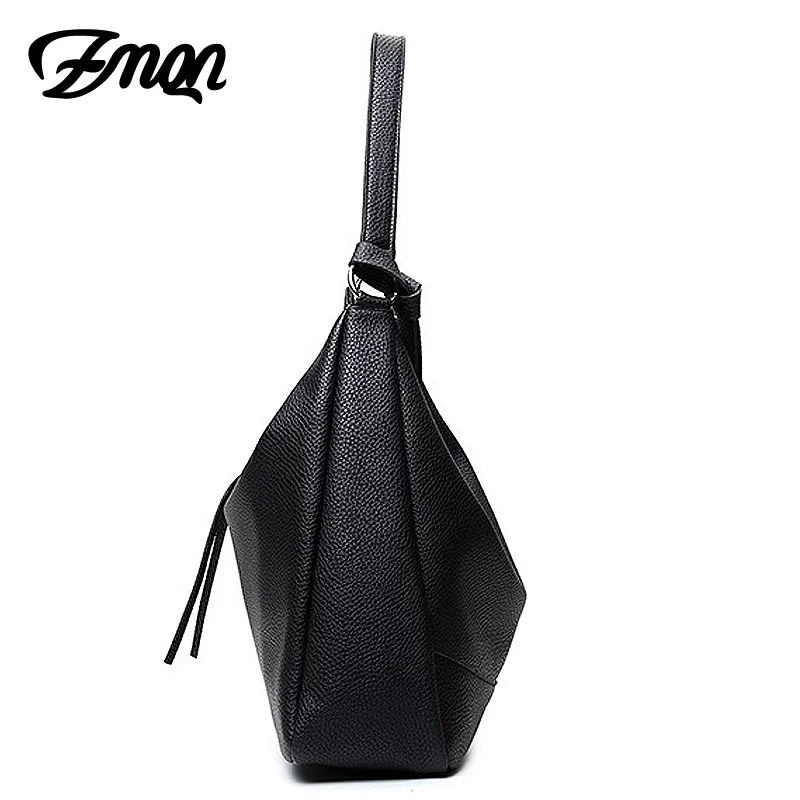 ZMQN النساء الأفاق أكياس 2019 إمرأة حقائب الصلبة أسود قدرة كبيرة هامش عارضة حمل أكياس ضوء الكتف أعلى-حقائب بيد a839