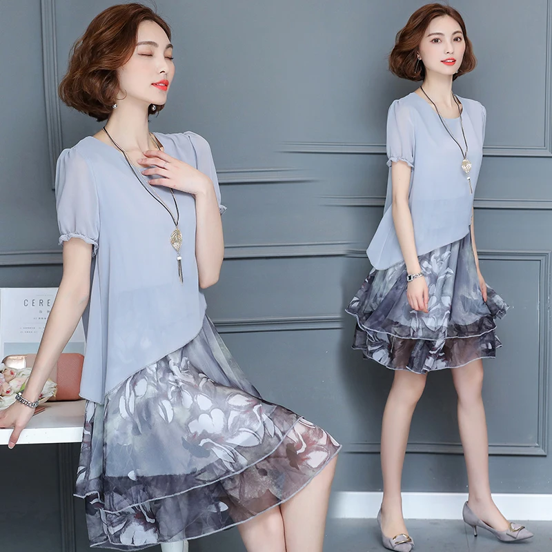 4xl Большие размеры женская одежда 2018 весна лето стиль корейский vestidos Новое