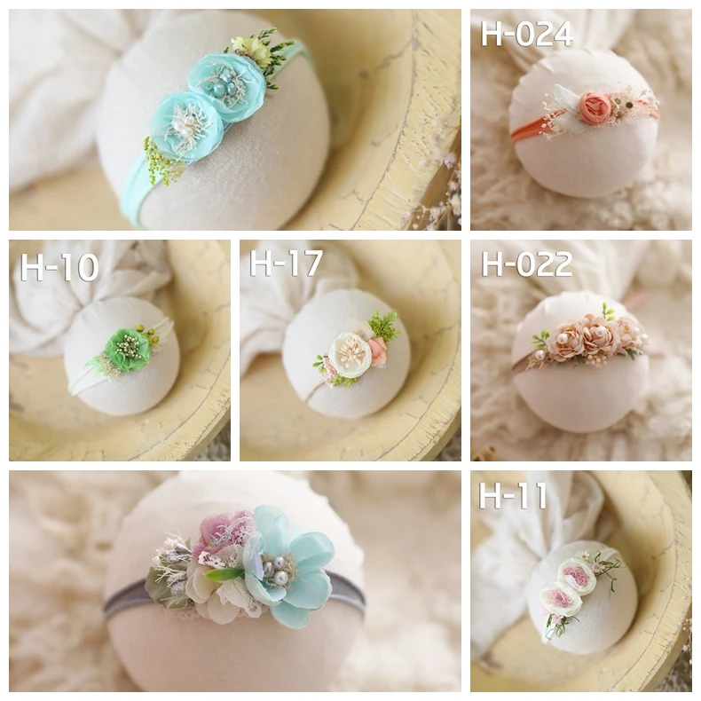 Banderoles pour nouveau-nés | Banderoles avec fleur, style princesse bébé, couvre-chef créatif, accessoires pour prise de photo, bandeaux adorable, promo