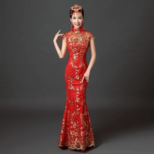 Red qi pao dress pictures Red qi pao dress pictures