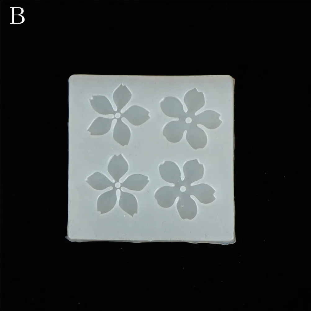 1 шт цветки сакуры, японской вишни, Жидкая силиконовая форма, сделай сам, смола, ювелирная форма для эпоксидной смолы, УФ-смола