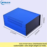 Железная распределительная коробка управления diy Железный корпус для электронного проекта промышленности проект приборная коробка выход чехол 275*220*120 мм - Цвет: BDA40008(W275)-A6