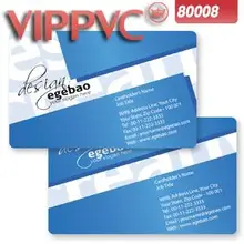 A80008 дизайн визиток шаблон для глянцевой двусторонней печати на пластиковая карта с магнитной полосой