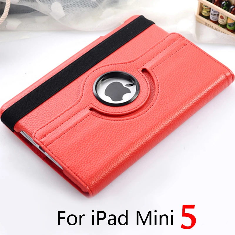 

Case For iPad Mini 5 7.9 Inch 360 Rotating Smart Cover Magnetic Auto Sleep Pu Leather Case For iPad Mini 5 2019 / MIni5