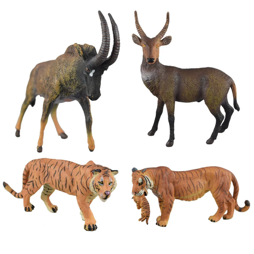 Претендует игрушки животных моделирования Игрушка эмулированный дикой Африки модель игрушки развивающие и обучающие игрушки 30S629