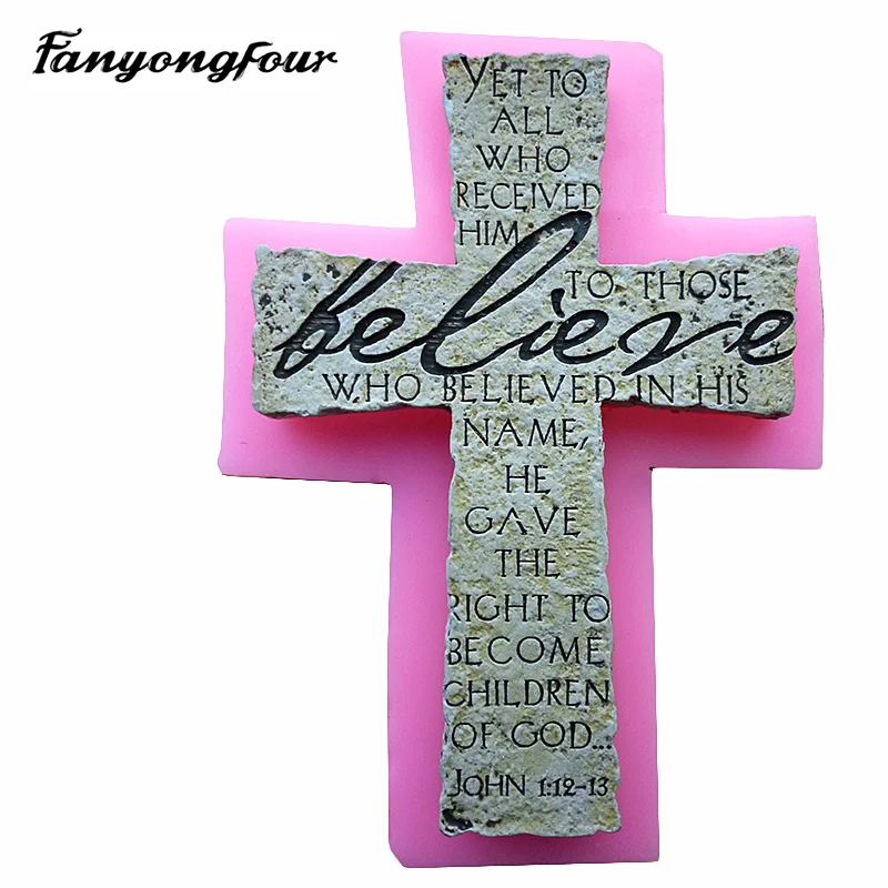 

Silicone Baking Tools Fondant Chocolate Mold Cross Shape Cake Decorating Tools Christmas Bakeware