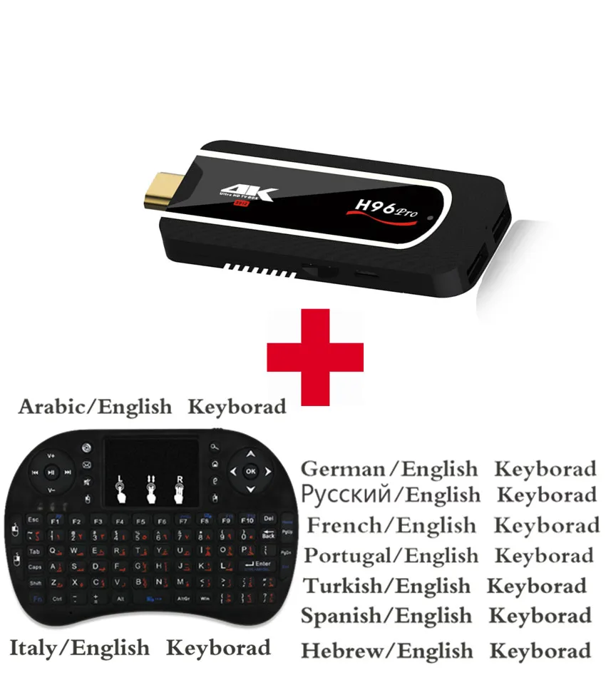 GOTiT H96 Pro 4K MINI TV Box Android 7.1.1 OS 2G RAM 8G ROM Octa-Core 2.4G WIFI 4.1 BT+Dolby DTS Smart MINI Andorid Box