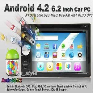 Flash Deal 2015 HOT sale GPS Navigation 2 DIN Car gps stereos 6.2