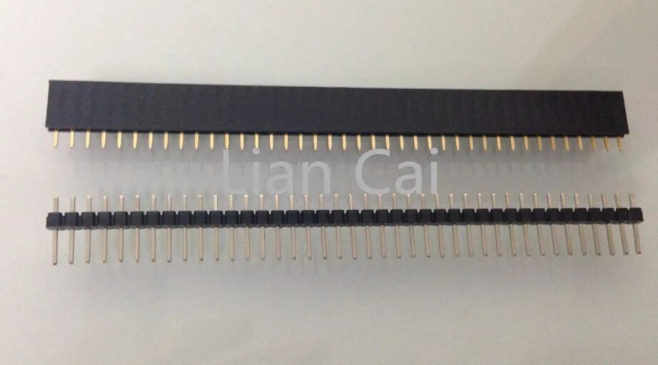 20шт 1x40 Pin 2 54 мм Однорядный женский и мужской контактный разъем|pin header connector|pin