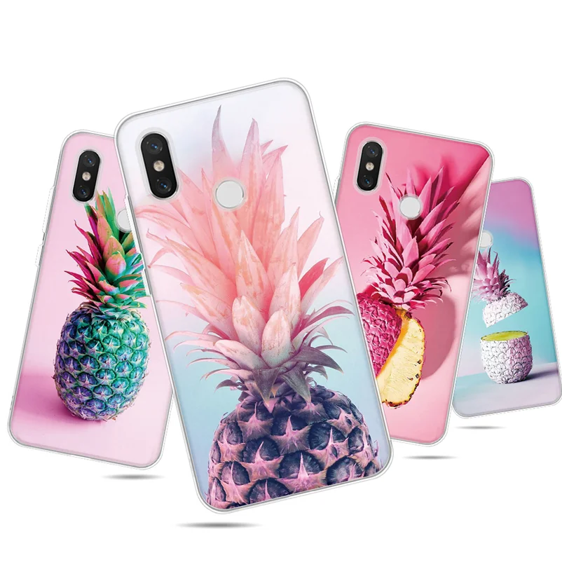 ТПУ с рисунком ананаса крышка для Xiaomi Redmi K20 7A 8A 3S 4A 5 Plus 6A Go S2 обратите внимание на