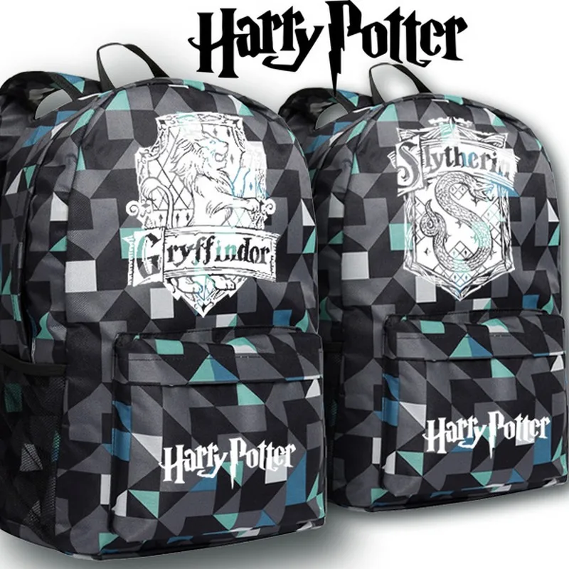 

MeanCat Harry Potter Collection Gryffindor Hufflepuff Slytherin Academy School Backpack Mochila with Luminous Function