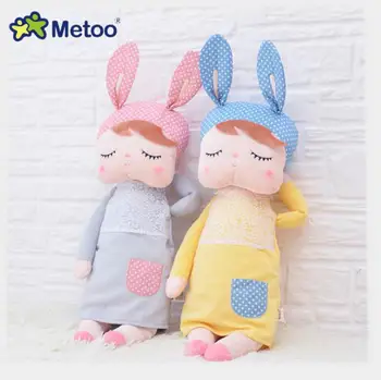 

Metoo Doll Stuffed Toys Plush Animals Soft Baby Kids Toys for Children Girls Boys Kawaii Mini Angela Rabbit Pendant Keychain