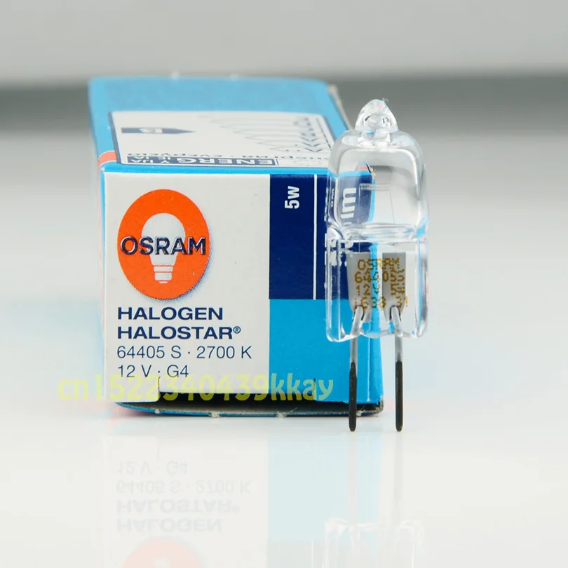 3 шт. OSRAM 64405 S 12 V 5 W G4 галогенная лампа HALOSTAR STARLITE оптический инструмент лампа шарик проекционное оборудование лампа